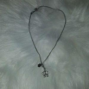 Juicy Couture crown necklace